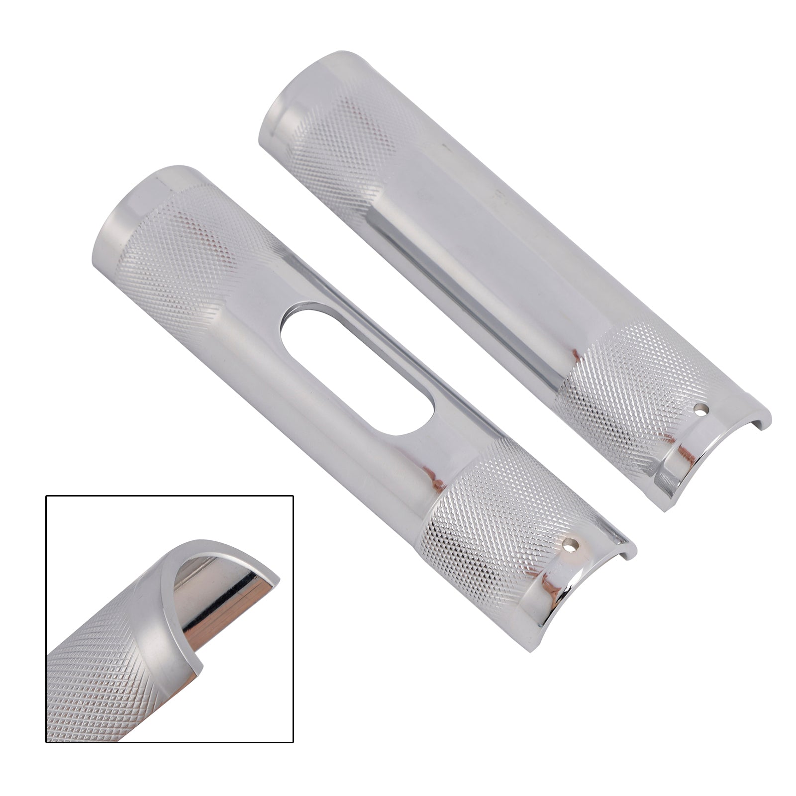 Dyna Road Glide Road Kingw 1-1.25" Diameter Rising Handlebar Adapter Chrome