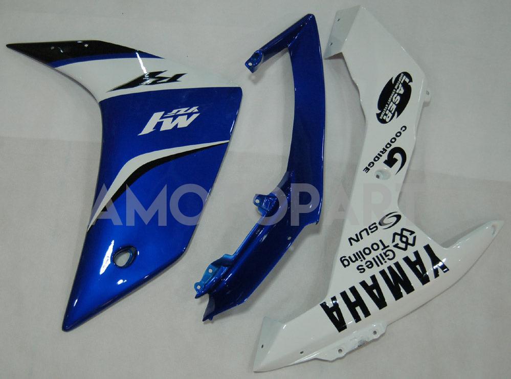 Amotopart 2007-2008 Yamaha YZF 1000 R1 Blue&White Fairing Kit