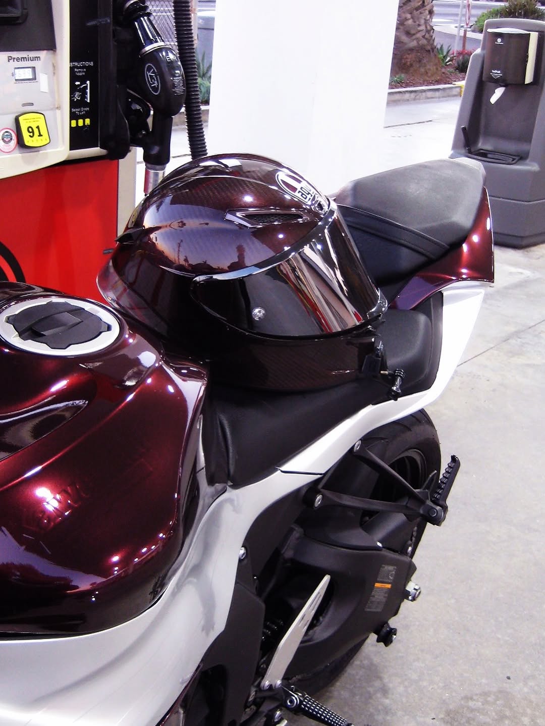 Amotopart Kawasaki 2019-2023 ZX6R Gloss Dark Red Fairing Kit