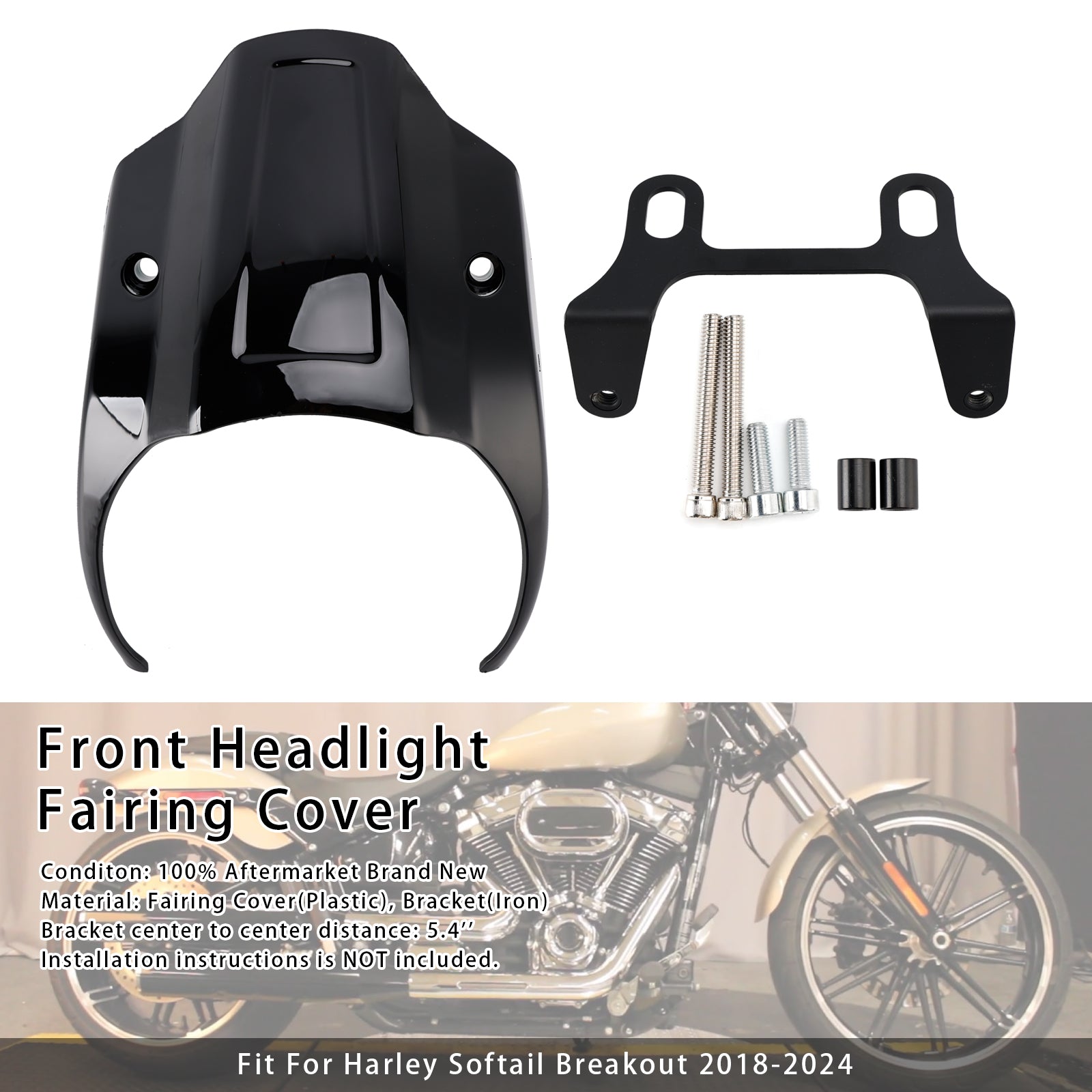 2018-2024 Breakout FXBR FXBRS Front Headlight Fairing Cover