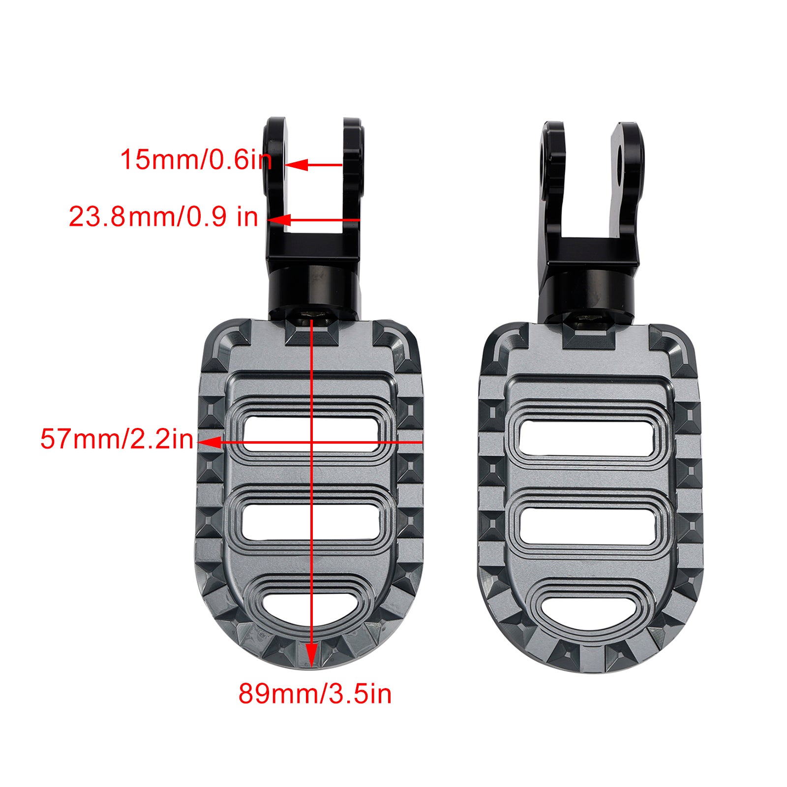2023-2024 Honda CL250 CL300 CL500 TRAIL 125 Front Footrests Foot Pegs