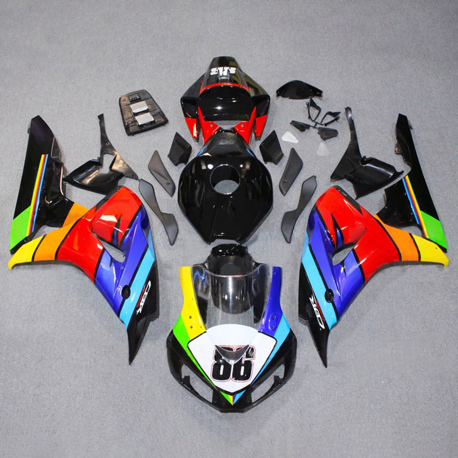 Kit carenatura multicolori Amotopart 2006-2007 Honda CBR1000RR