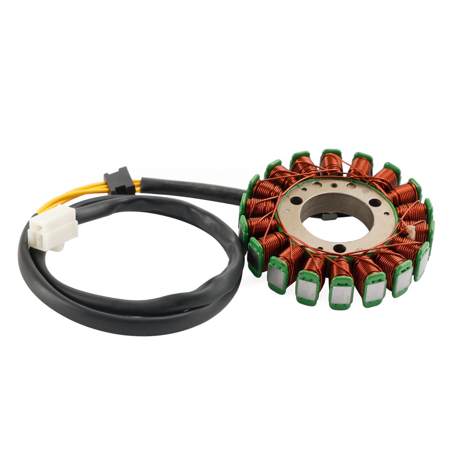 Kawasaki 86-07 Ninja 250R e 88-95 GPX250R e 90-99/02/04-07 ZZ-R250 e 93/95/97/00-01 Anhelo 250 e 87-89 Eliminatore e 90-94 Eliminatore 250 e 96/97/97/01/03 Eliminatore 252 e 89 -90/93-98 Eliminator 250LX e 88-90/94/96 Eliminator 250SE Generatore statore