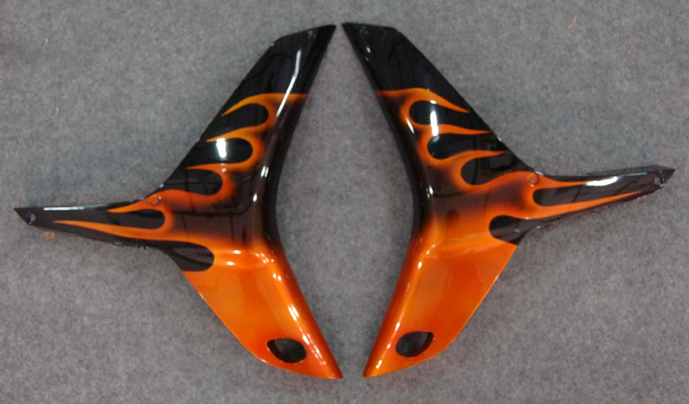Amotopart 2007-2008 Honda CBR600RR Orange & Black Fairing Kit