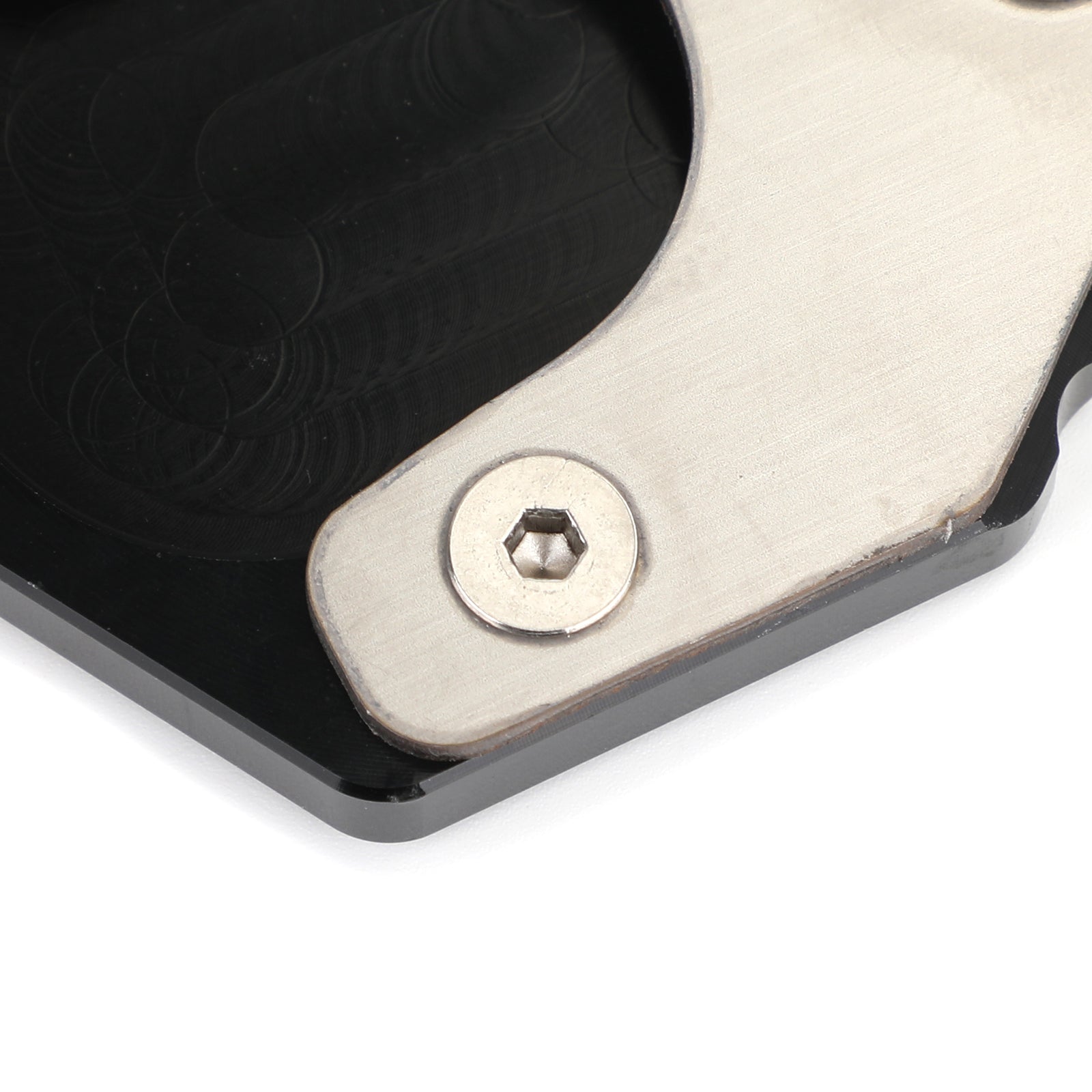 Kickstand Sidestand Enlarge Plate Pad for SUZUKI DRZ400S/E DRZ400SM 2000+ Black