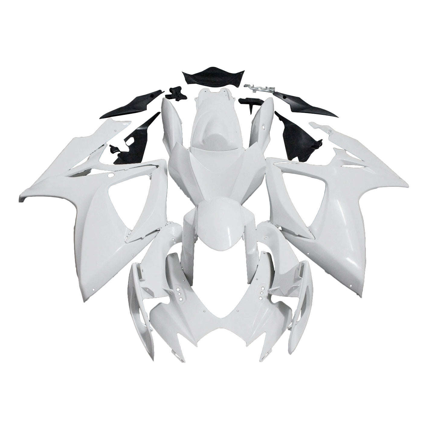 ZXMOTO Motorcycle Front Upper Nose Bodywork Fairing For Suzuki Gsxr 1000 2007 2008 Unpainted Abs Plastic