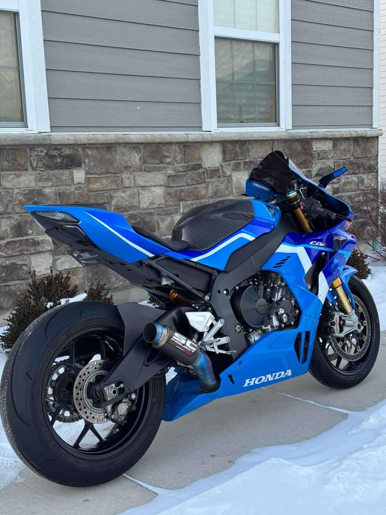 Amotopart 2020-2023 CBR1000RR-R Honda Blue Fairing Kit