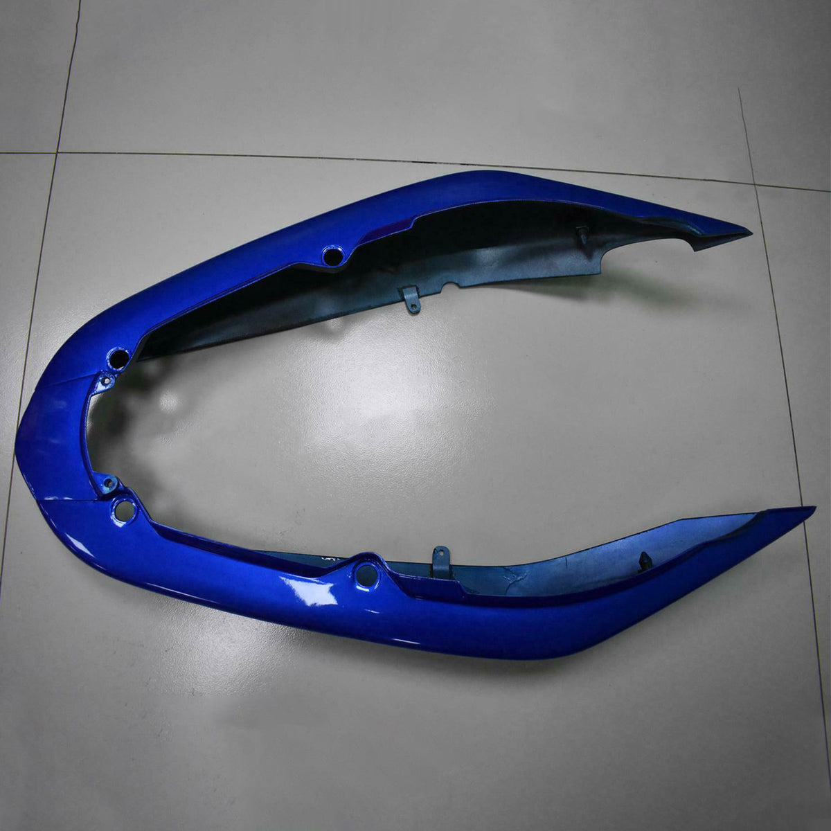 Amotopart 2006-2008 Kawasaki Ninja 650 ER-6F EX650 Sort Hvid Blå Fairing Kit