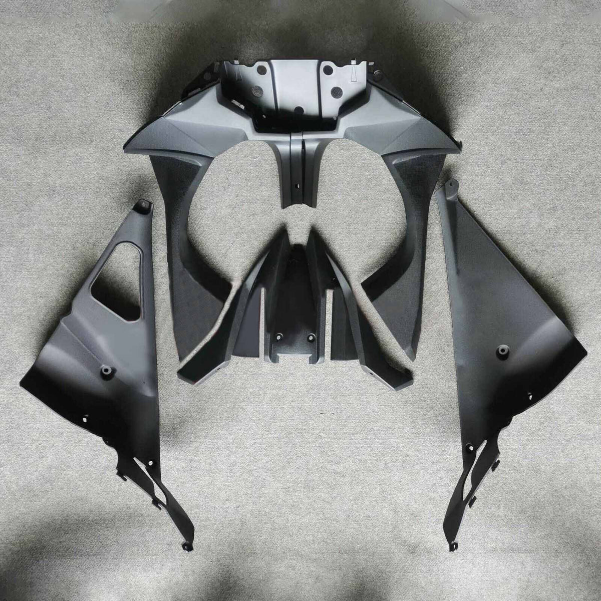 Amotopart 2012-2016 Kawasaki Ninja 650 ER-6F EX650 Gray Black Green Fairing Kit