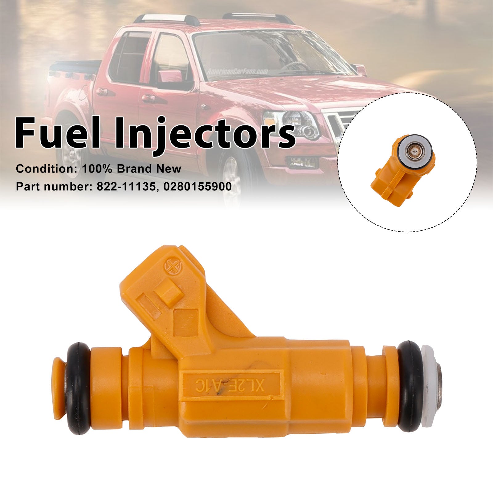 Inyectores de combustible Mercury Mountaineer Ford Explorer 822-11135 0280155900