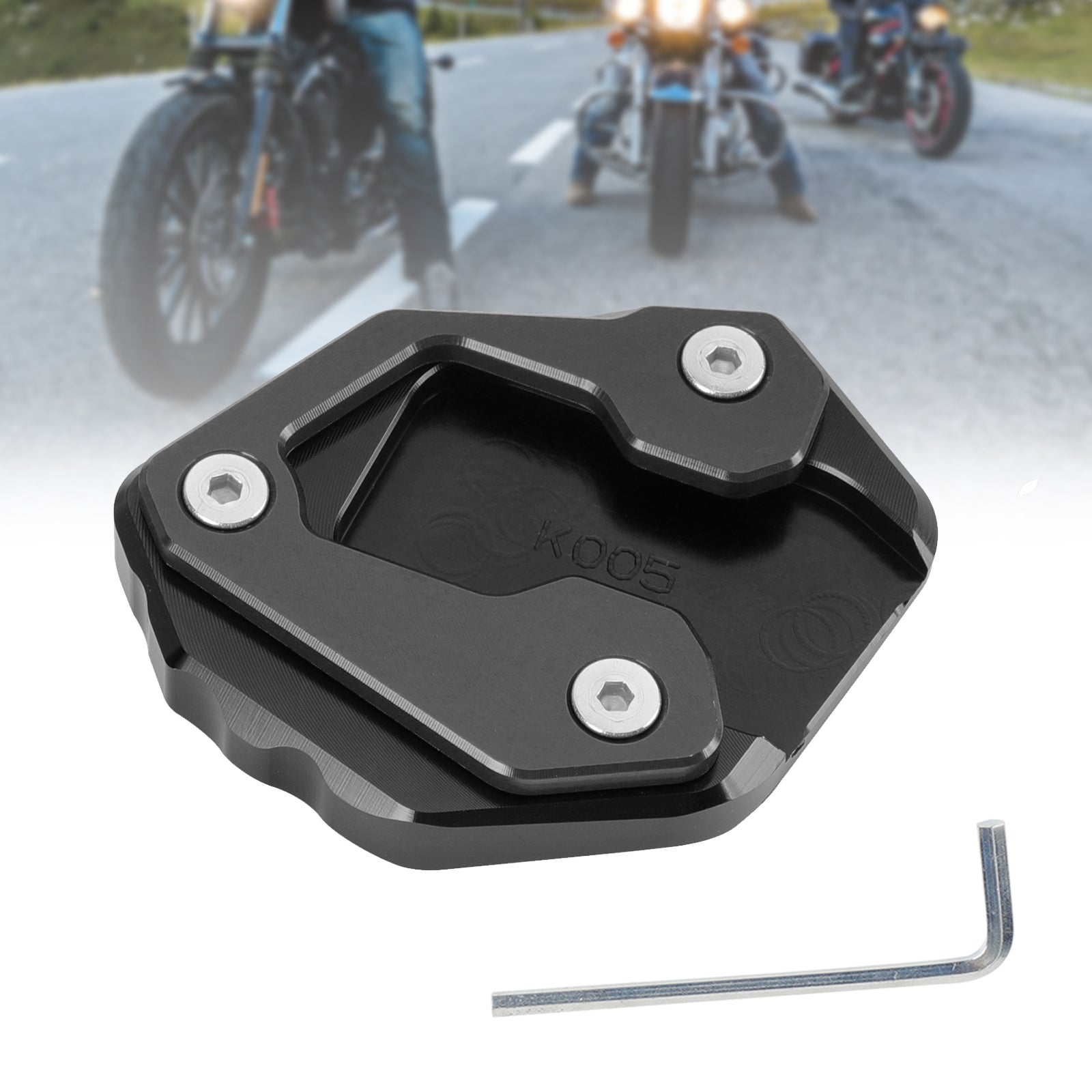 2021-2022 Yamaha MT-09 MT 09 Kickstand Enlarge Plate Pad