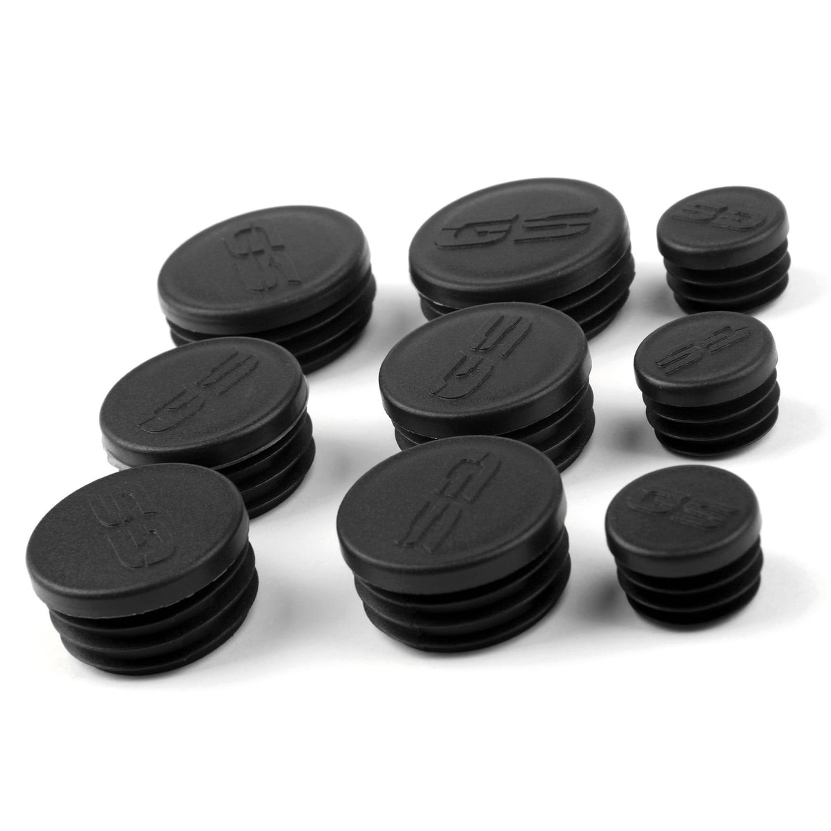 Set di decorazioni per BMW R1200GS/LS/ADV 2017-2018, tappi copriforo telaio nero