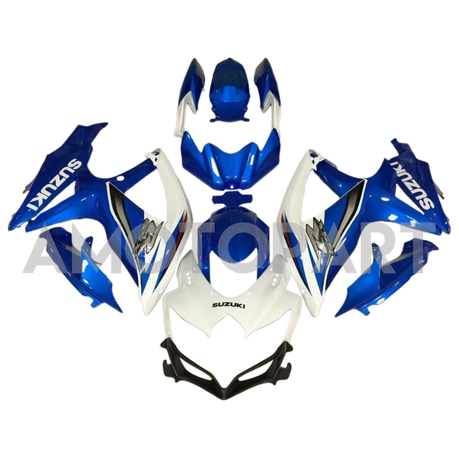 Amotopart 2008-2010 Suzuki GSXR 600/750 Collection de kit de carénage
