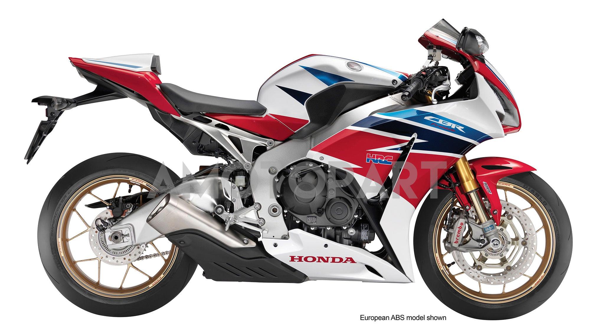 Amotopart 2012-2016 CBR1000RR Honda Blue & Red Style1 Failing Kit