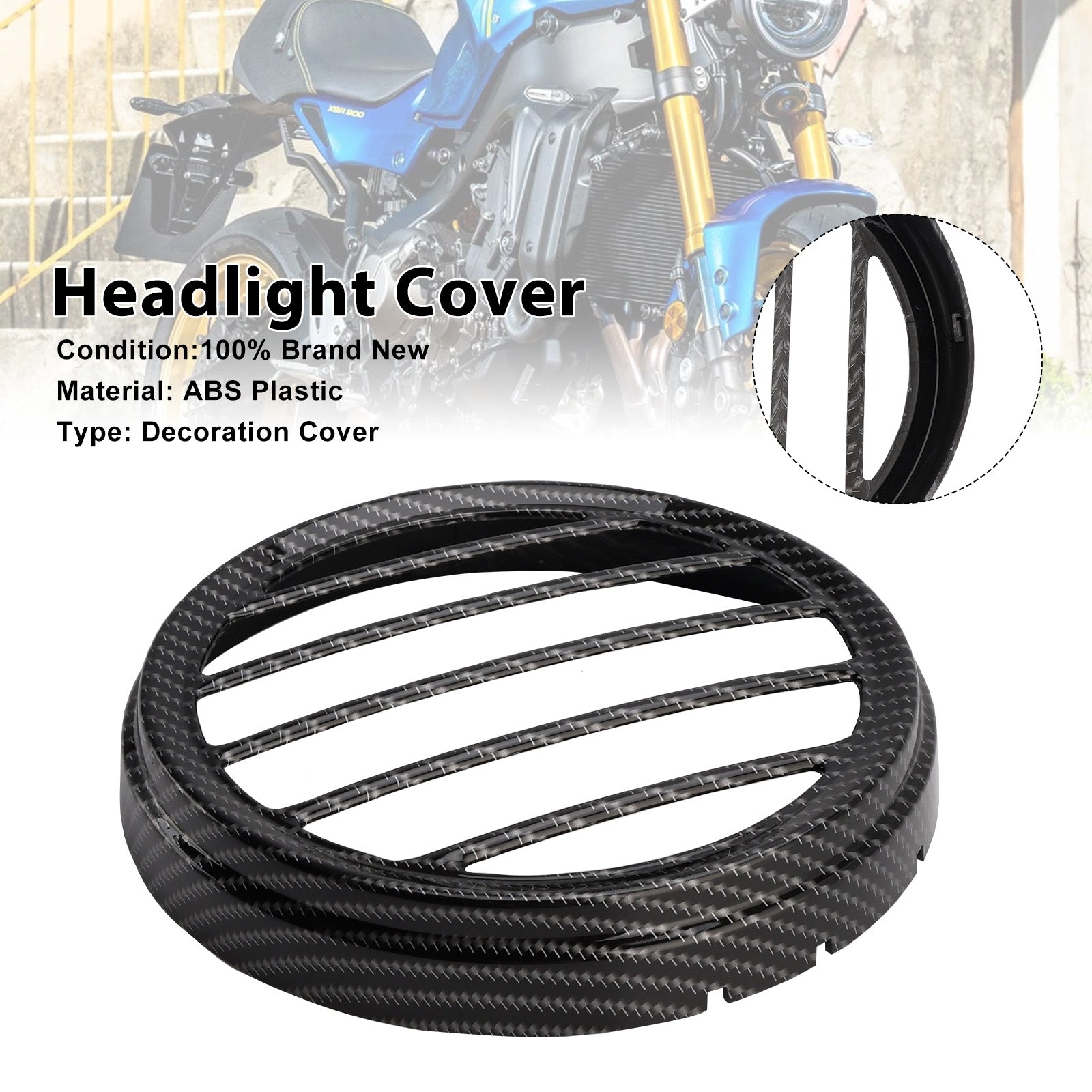 2022-2025 Yamaha XSR900 Front Nose Headlight Cover Fairing