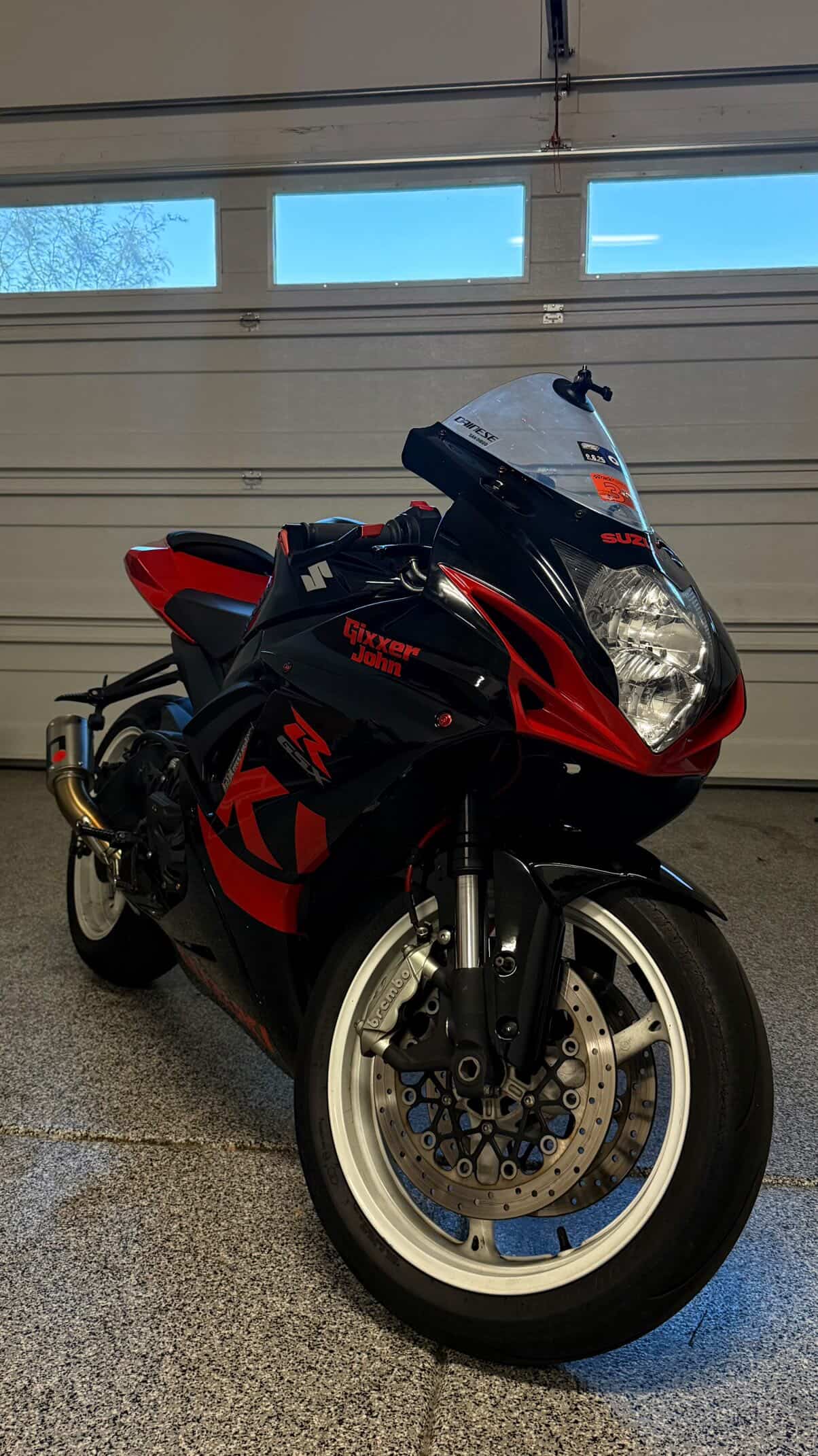 Amotopart Suzuki 2011-2026 GSXR 600/750 Black With Red Logo Fairing Kit