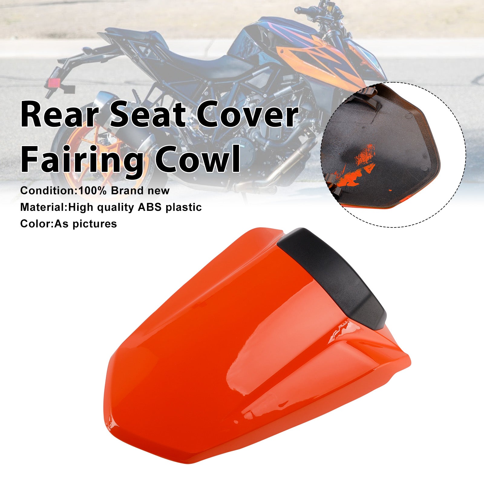 2014-2019 1290 Super Duke R Rear Pillion Seat Cover Fairing Cowl
