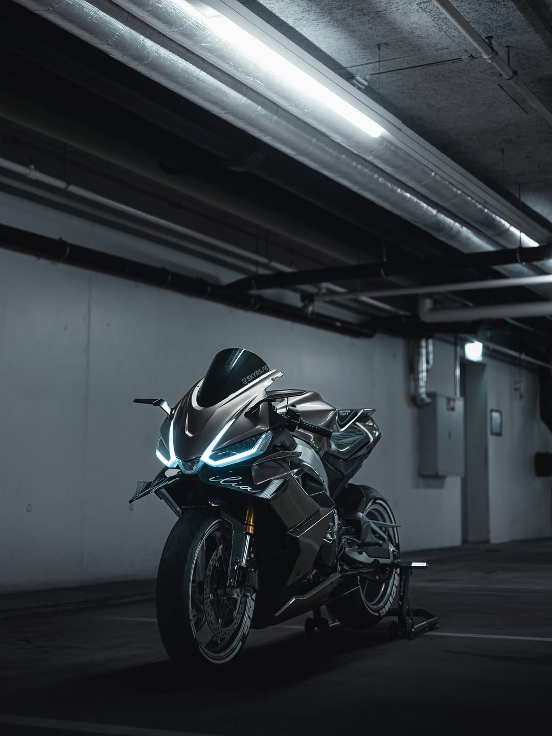 Amotopart Aprilia 2020-2024 Rs660 White & Black Logo Fairing Kit