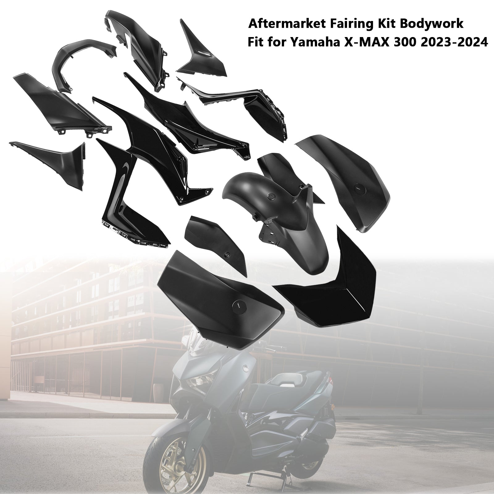 Amotopart 2023-2024 Yamaha x Max 300 Kit de carénage