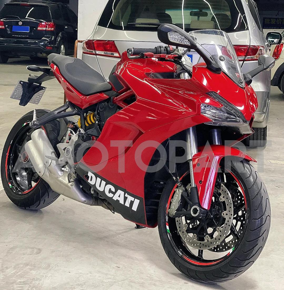 Amotopart 2017-2022 Ducati Supersport 939 / 939S Red Black Fairing Kit