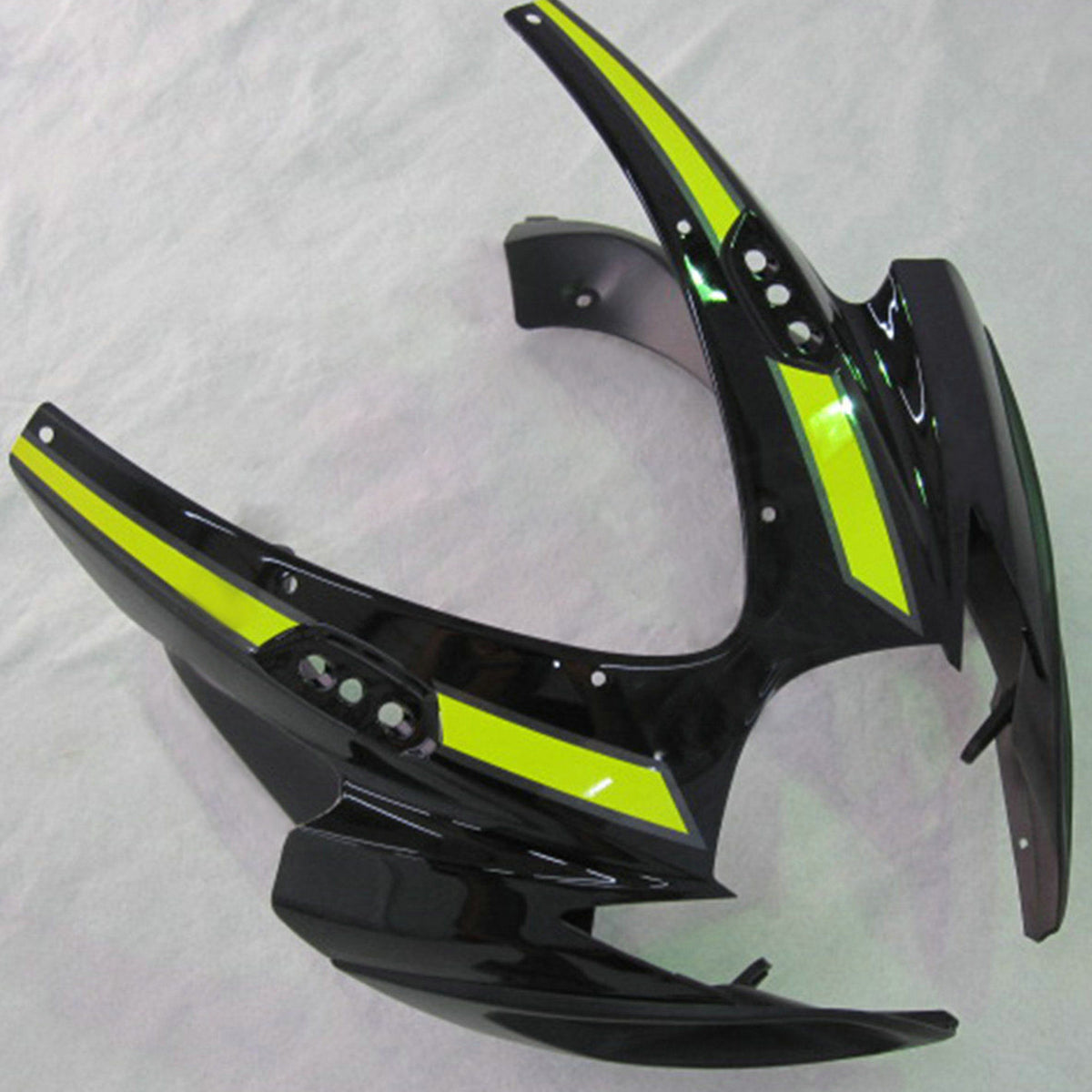Amotopart 2006–2007 Suzuki GSX-R600 750 K6 Grau Schwarz Gelb Weiß Verkleidungsset