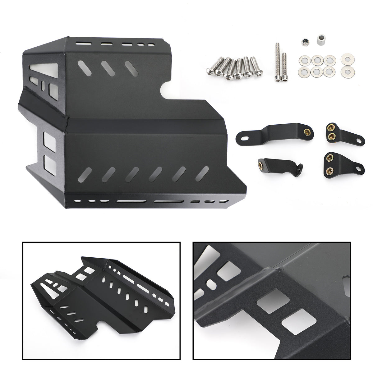 Piastra paramotore protezione motore Honda CB400X CB500X 2019-2021 in alluminio 3mm