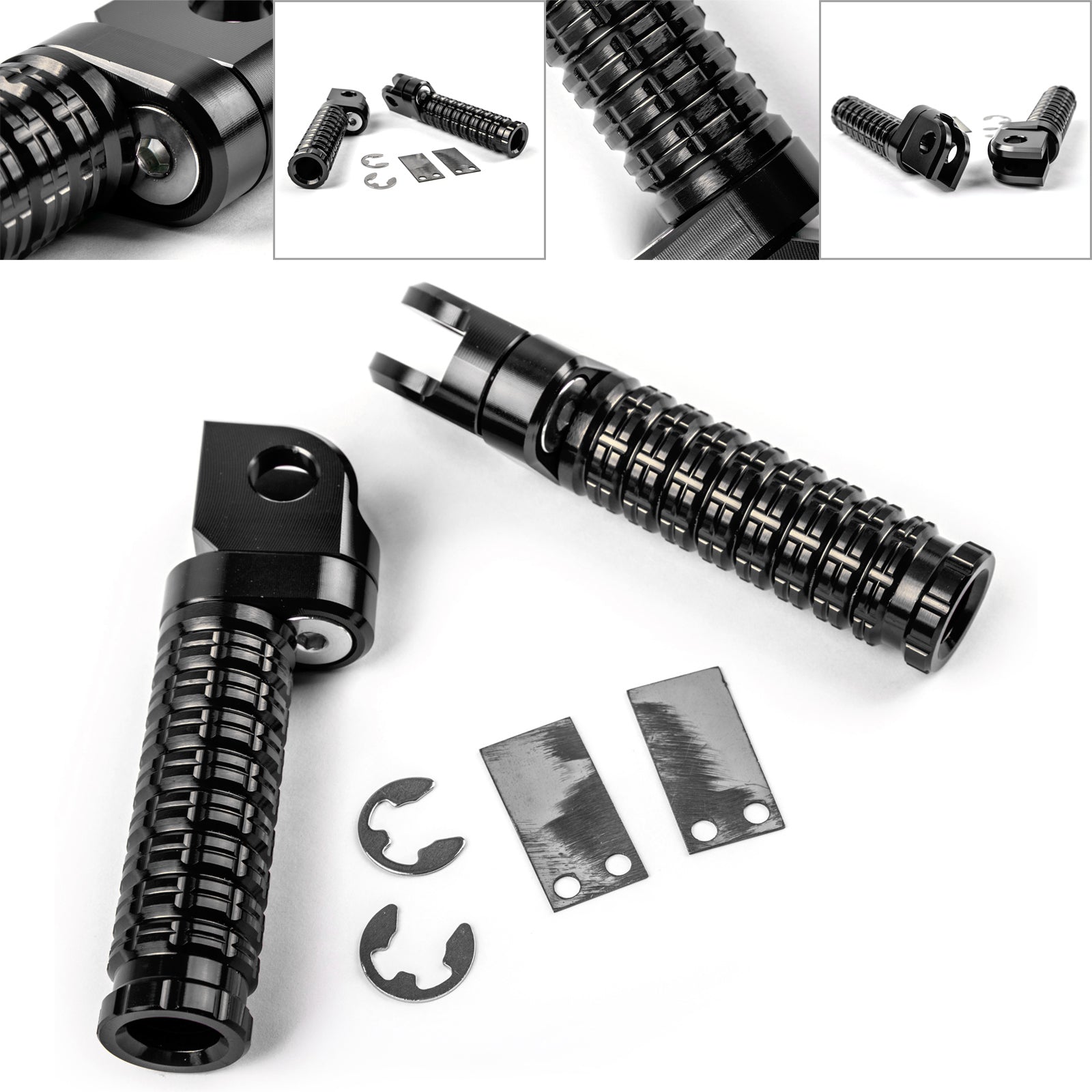 KAWASAKI Z300 Z800 Z650 Z900 ZRX1200 Estriberas delanteras CNC Reposapiés