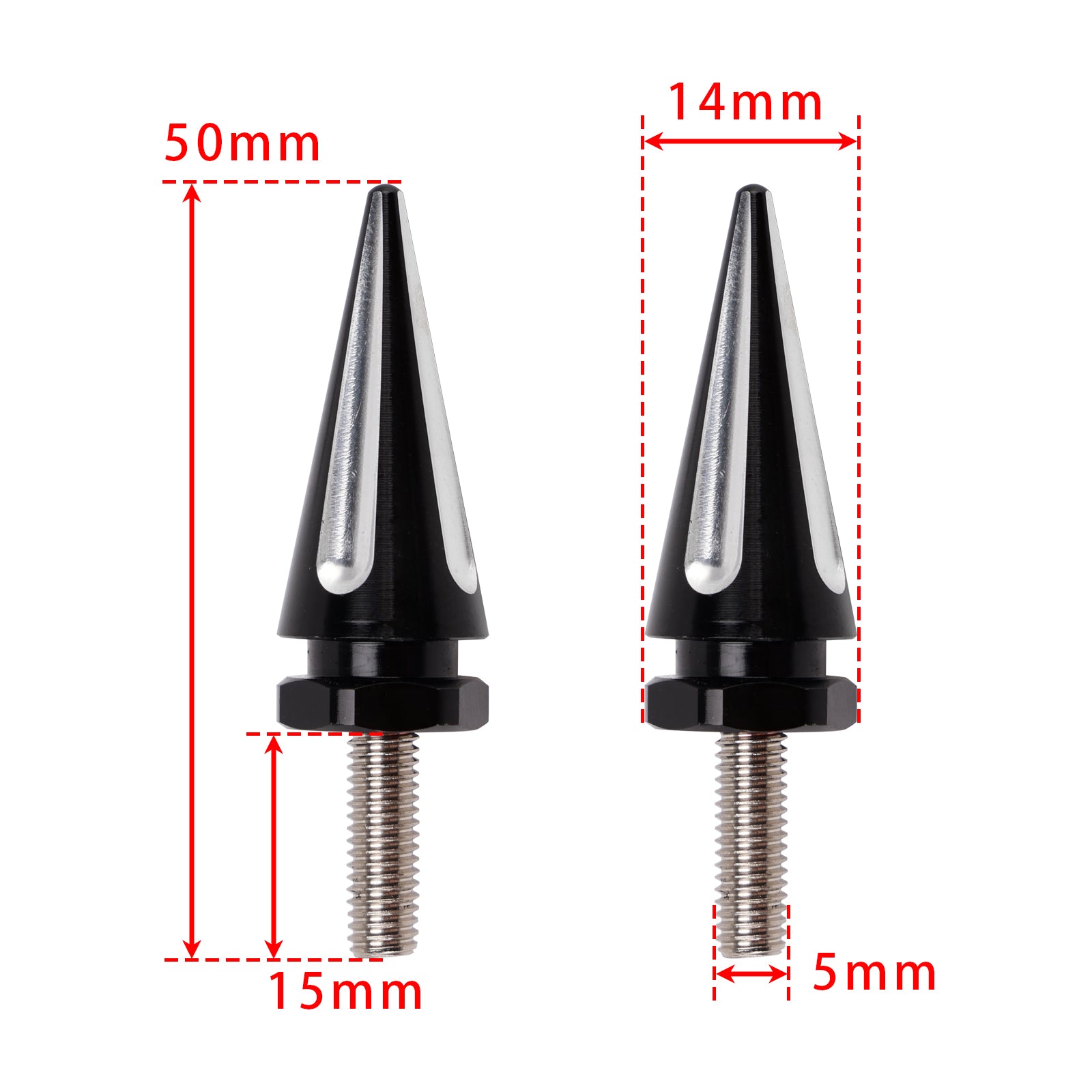 4x 2015 - 2025 Road Glide Fltr Windshield Fairing Mount Bolt Kit Black