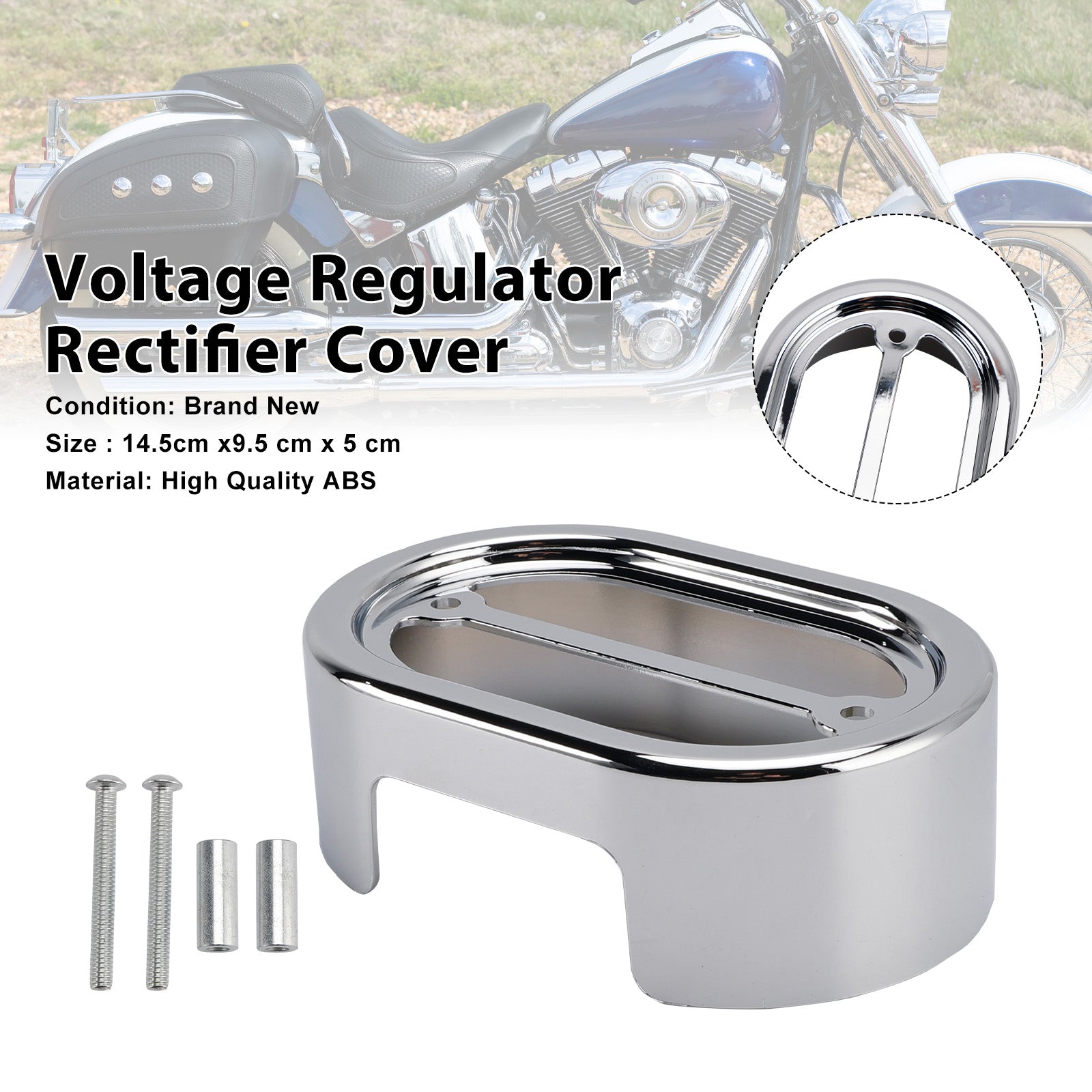 2001-2017 Softail Breakout Voltage Regulator Rectifier Cover
