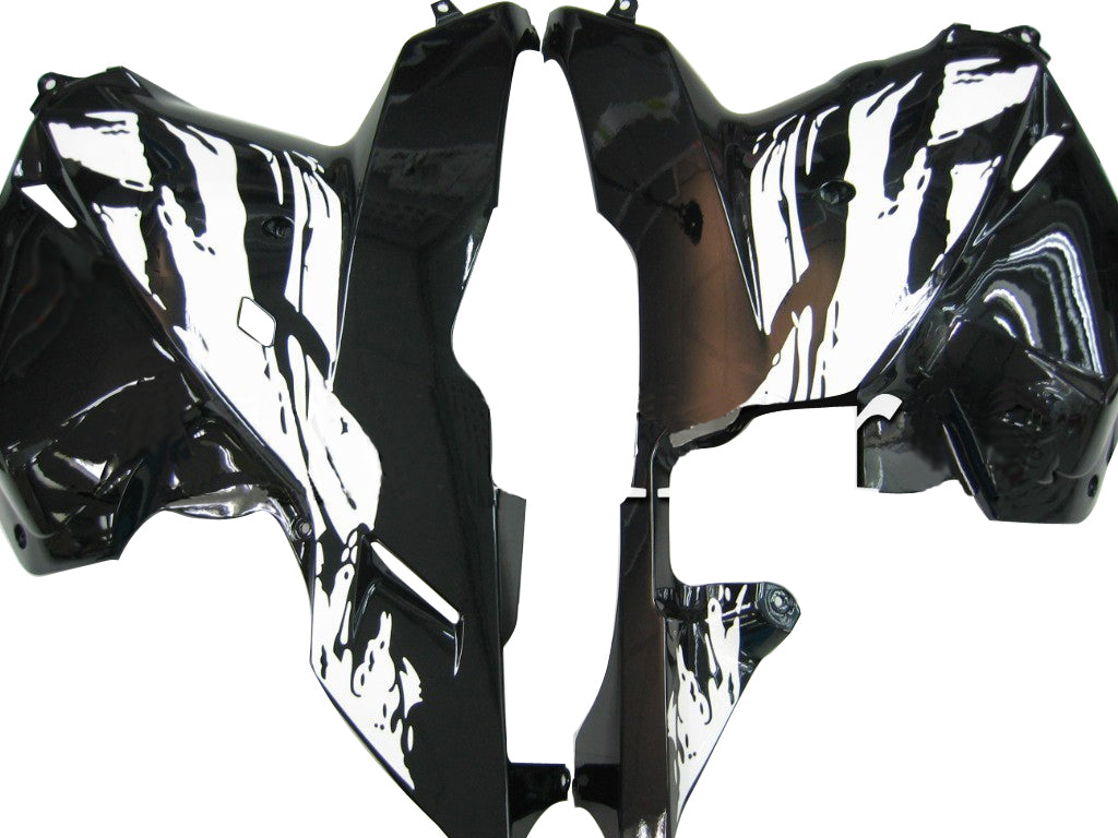 Amotopart 2009-2012 Honda CBR600RR Black White Fairing Kit
