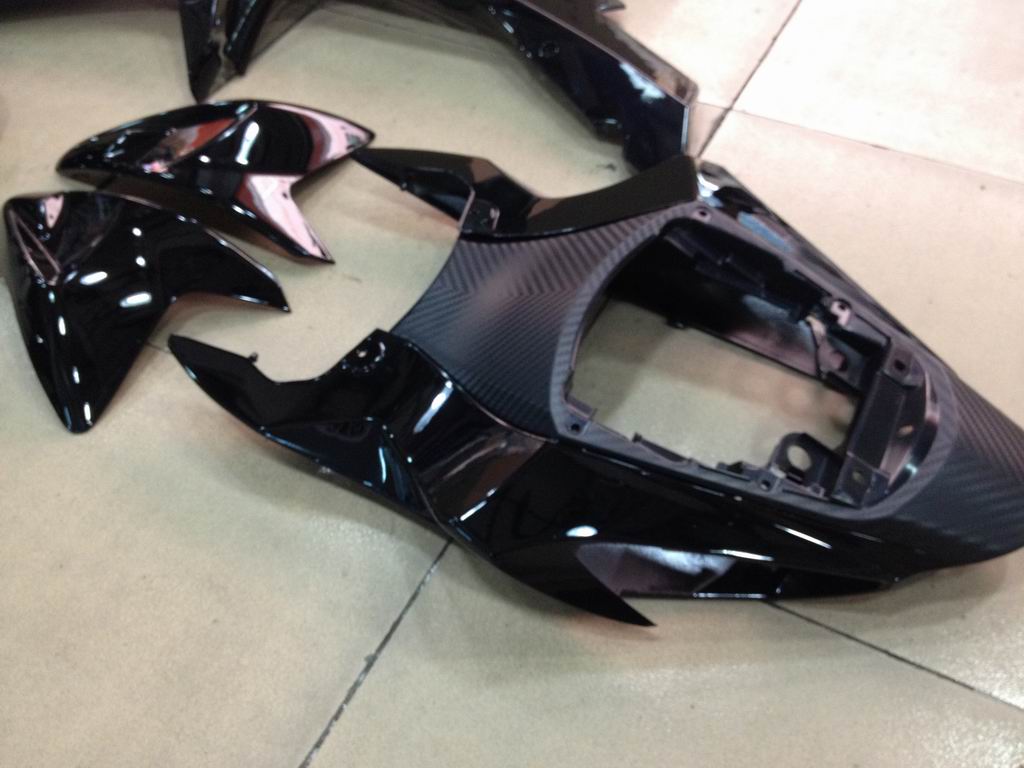 Kit de carenagem Amotopart 2011-2026 Suzuki GSX-R600 GSX-R750 K11 preto azul dourado