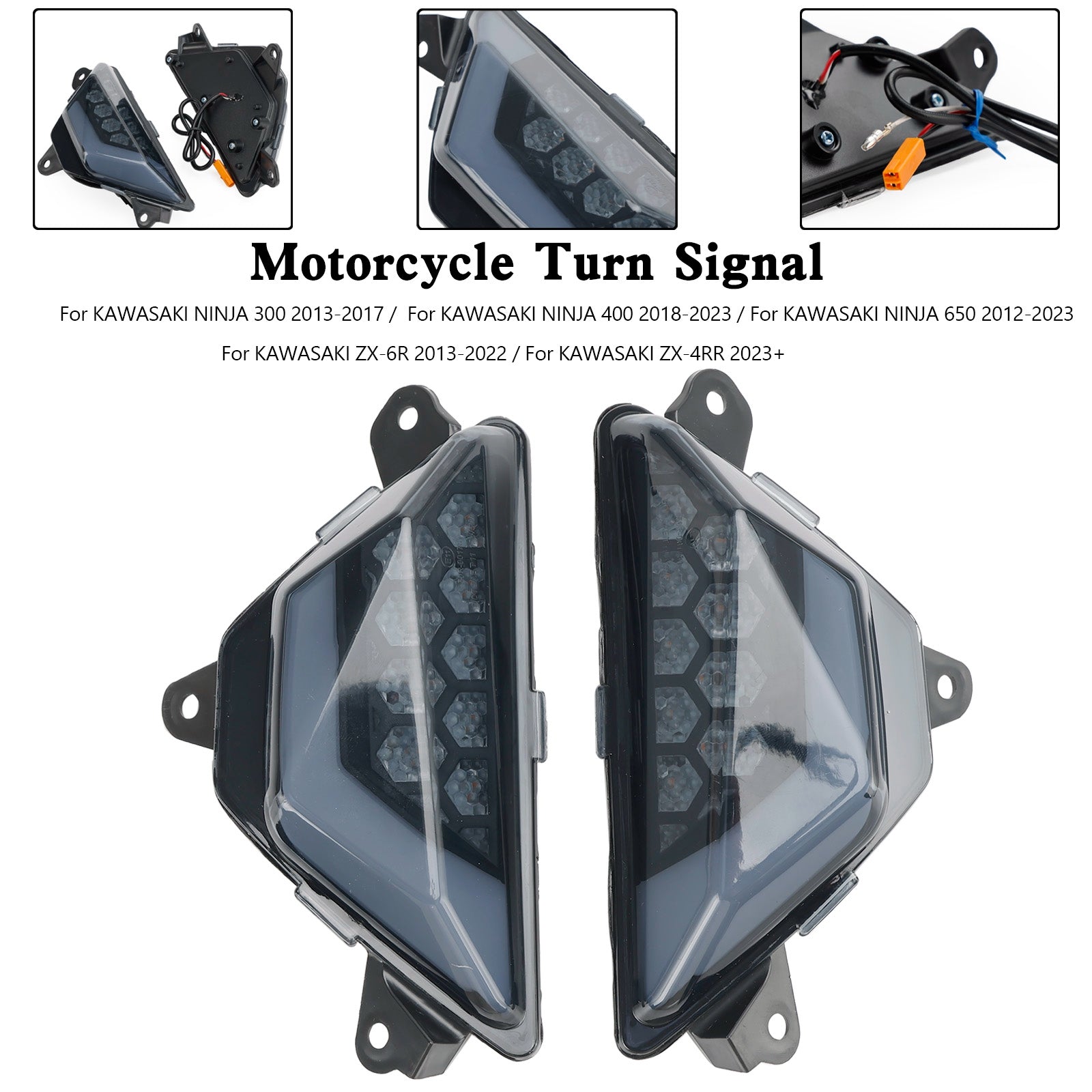 2012+ Kawasaki Ninja 300 400 650 ZX 6R ZX 4RR LED -LED -Blindesignallicht