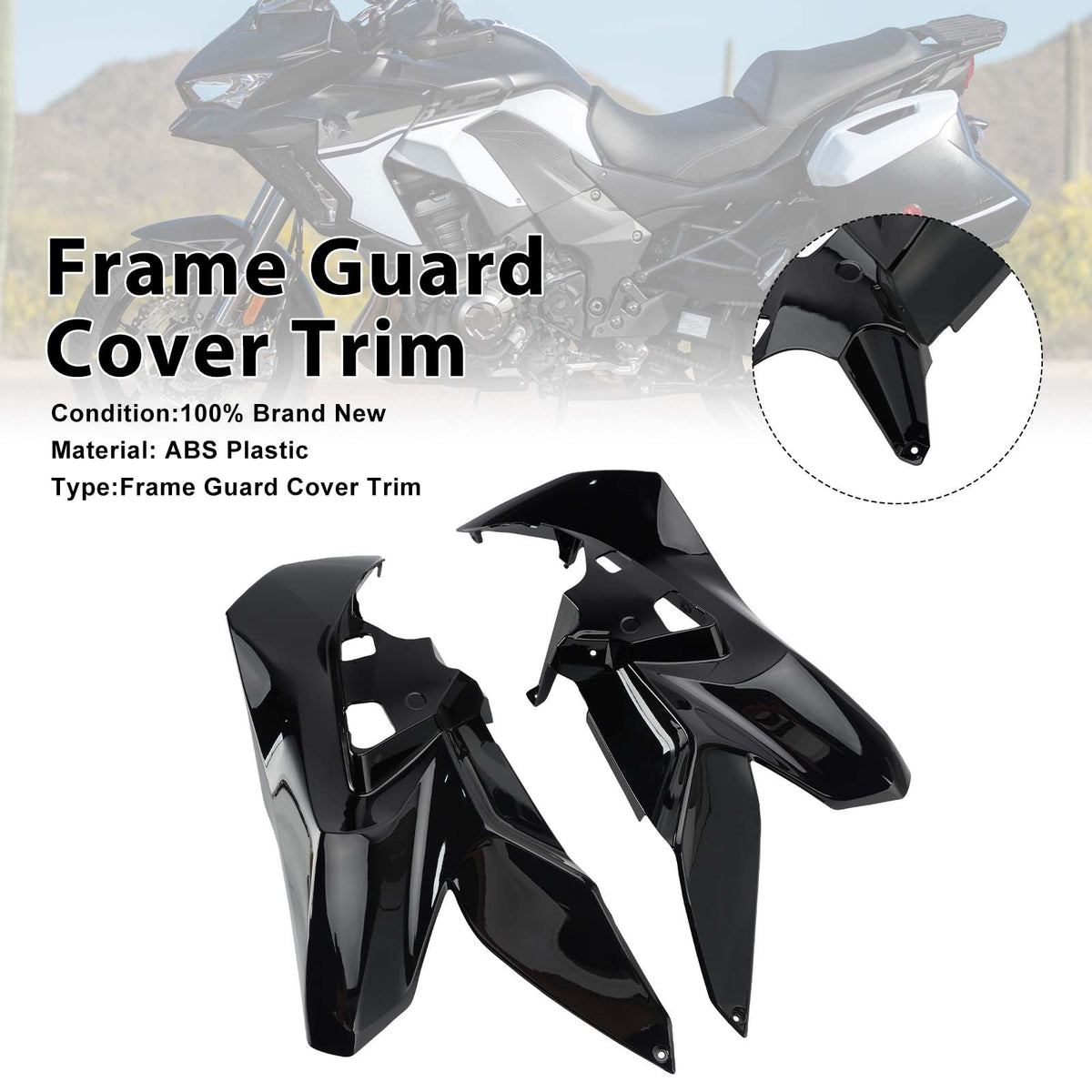 2019-2024 Kawasaki Versys 1000 Frame Guard Side Cover Fairing