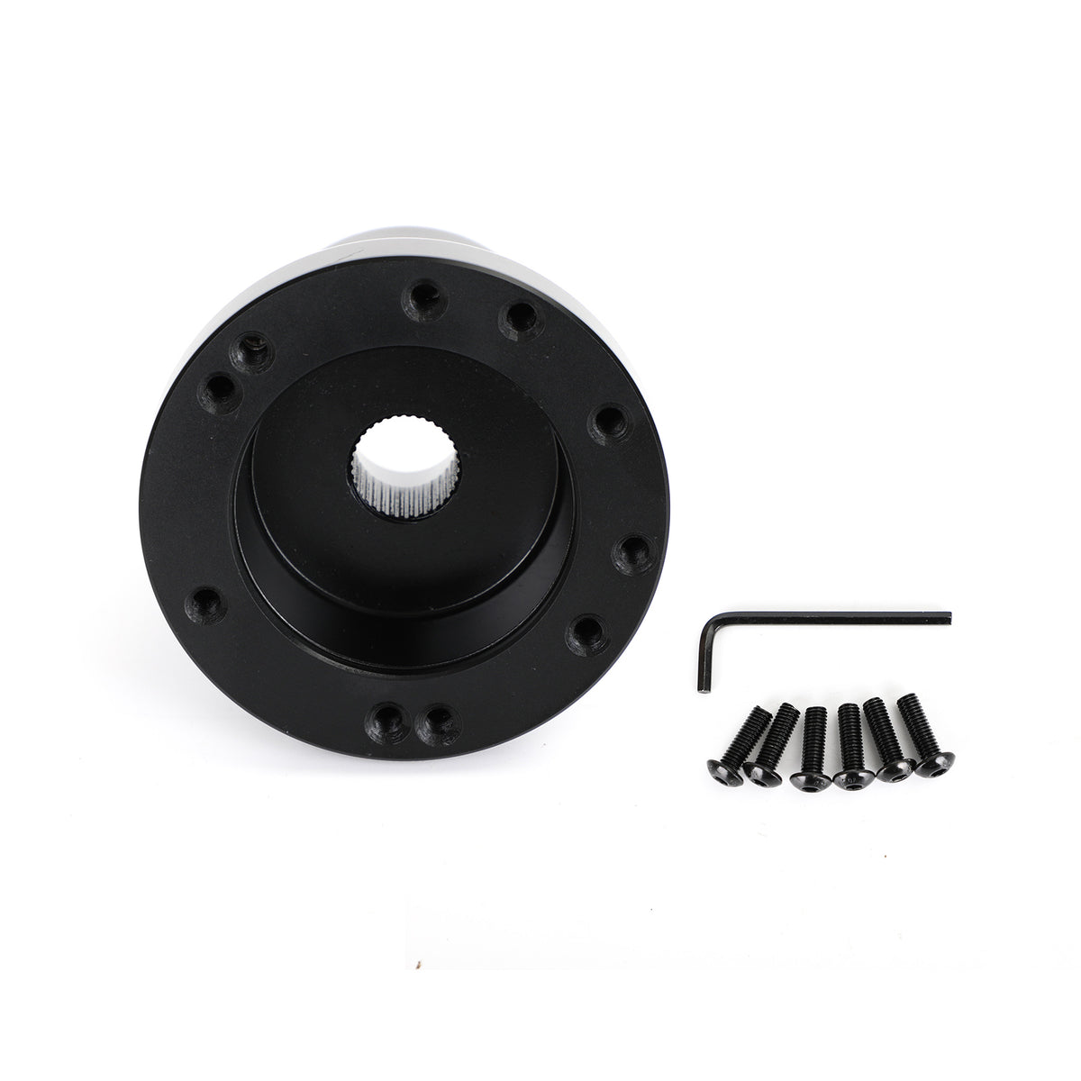 1984-Up Club Car DS Golf Cart Aluminium-Lenkrad-Adapternabe, Schwarz