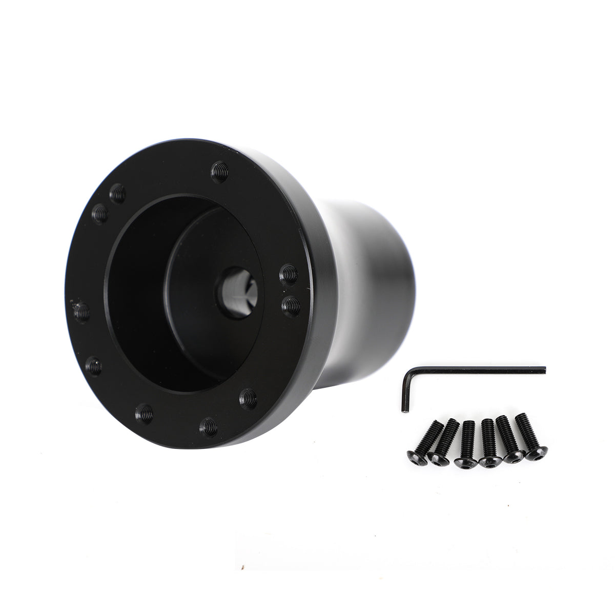 Moyeu d'adaptateur de volant en aluminium pour voiturette de Golf noire Club Car Precedent