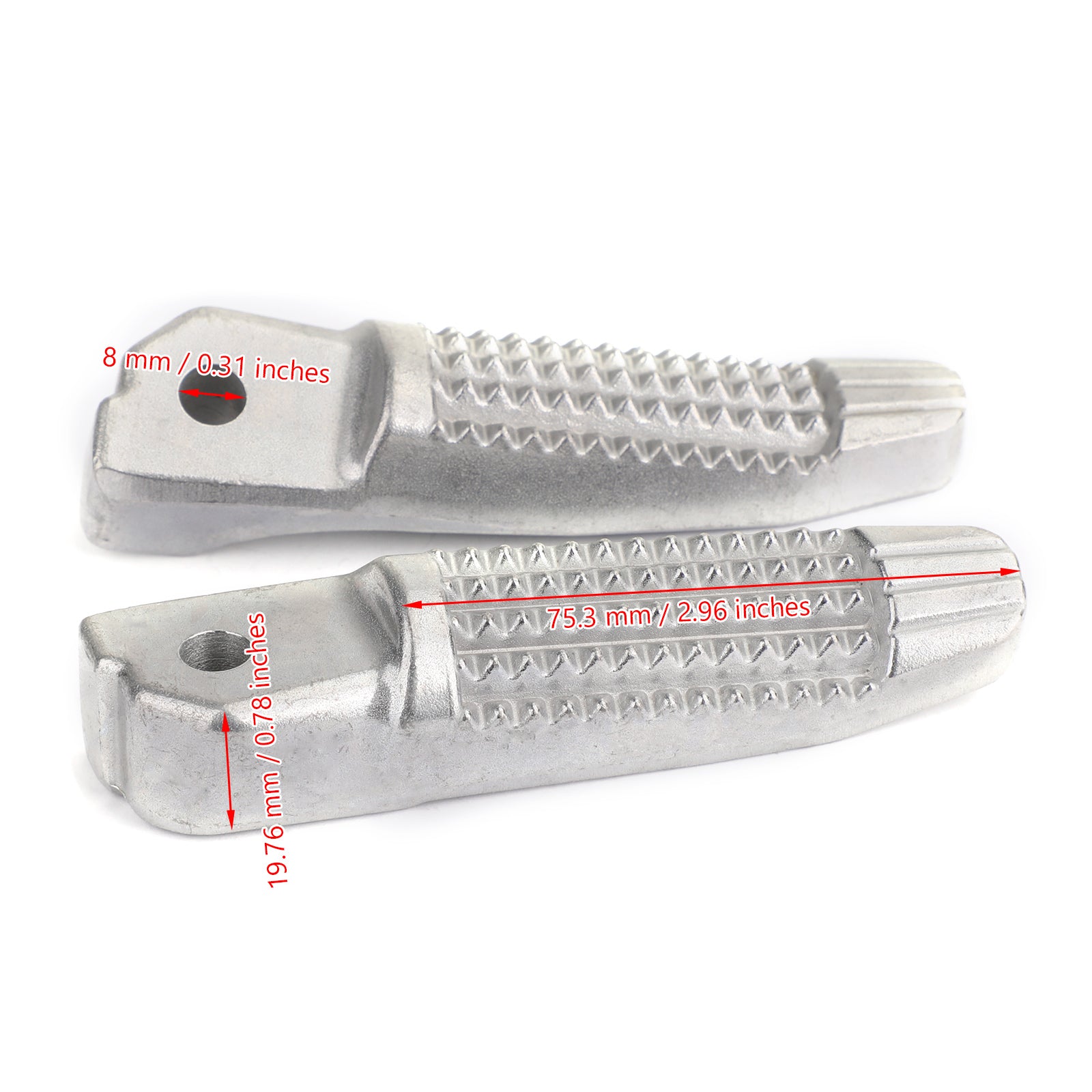 BMW F800R K1300S K1300R K1200S K1200R R1200S HP2 Reposapiés traseros Estribo