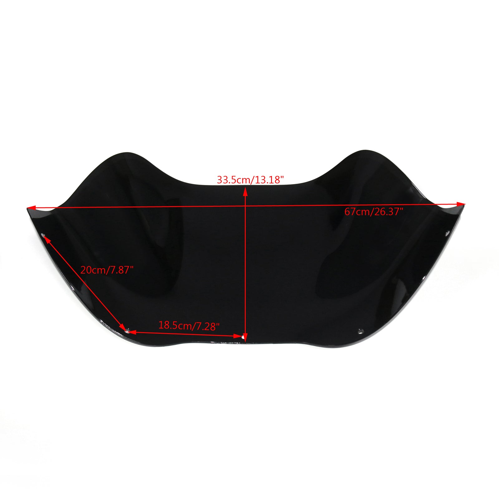 2008-2013 Harley Road Glide FLTR 13 inch Fairing Windshield Windscreen