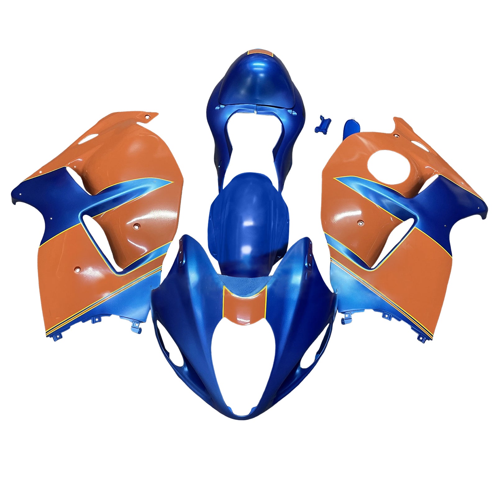 Amotopart 1999-2007 Suzuki Hayabusa GSX1300R Blue Fairing Kit