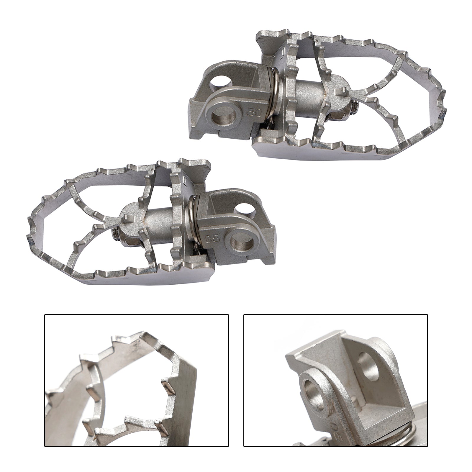 Forfodstøtter fodpinde Fit til Husqvarna 701 Enduro 16-23 Norden 901 22-23