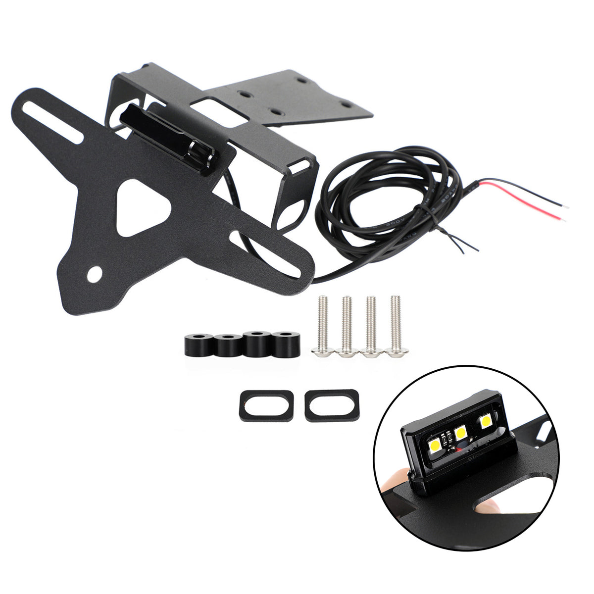 2019-2021 HONDA CBR500R Motorcycle License Plate Holder Frame Bracket
