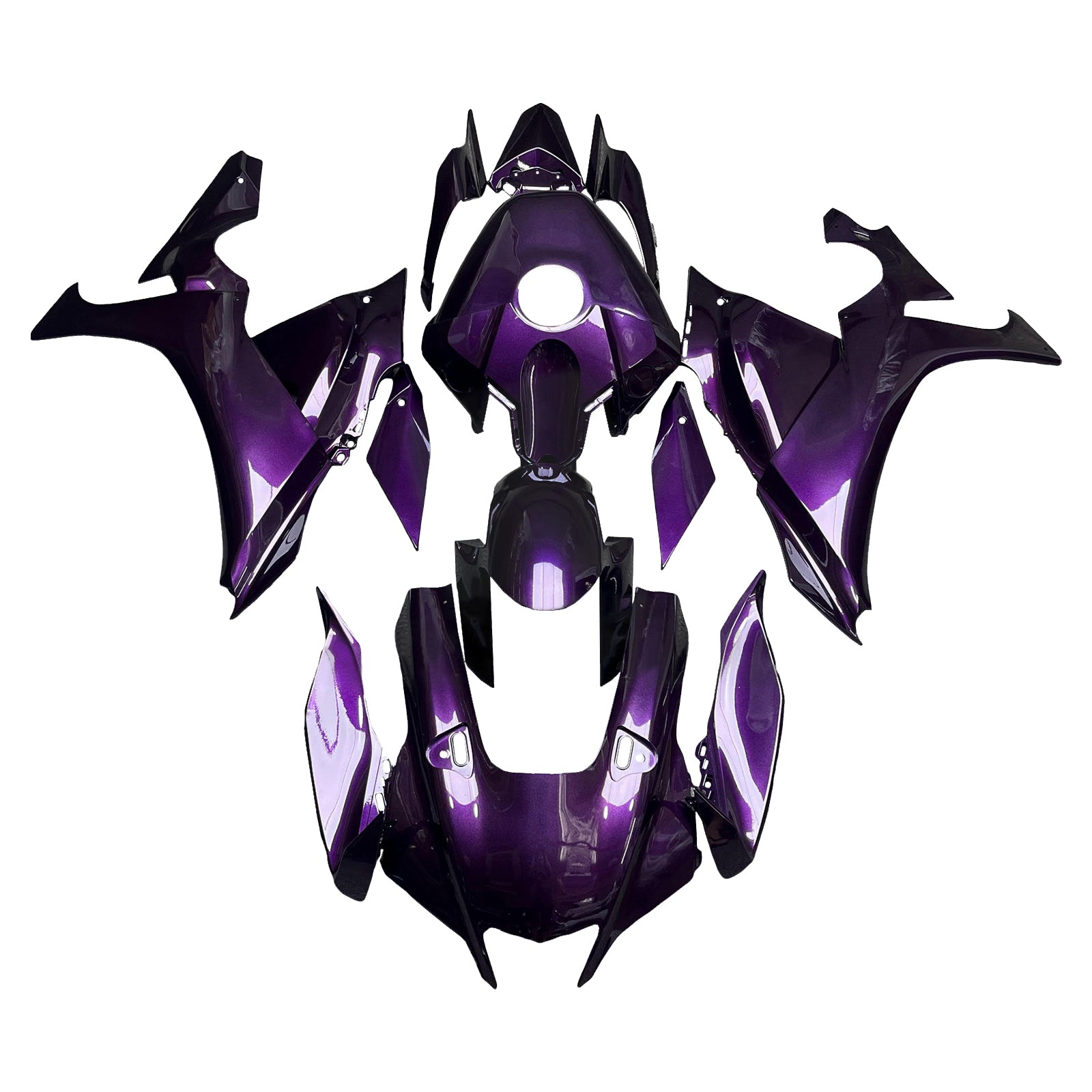 Amotopart 2020-2025 Yamaha YZF-R1 Purple Fairing Kit