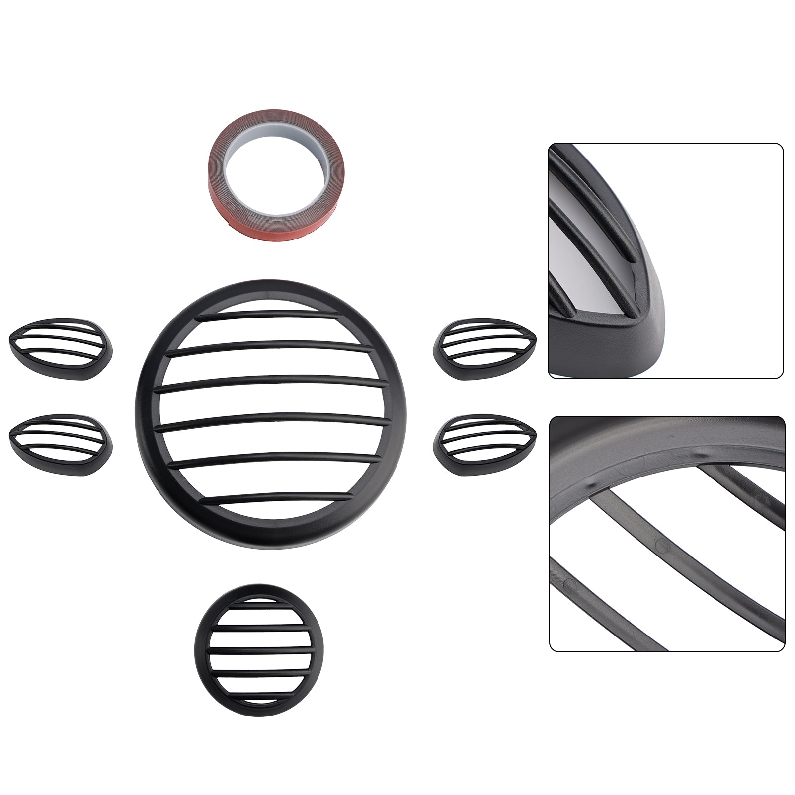 Yamaha PG-1 2023-2024 Headlight de garde de couvercle de couverture de couverture de couverture noir kit