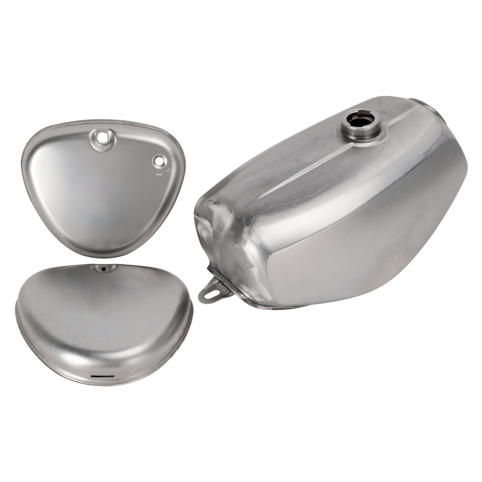 Simson S51 / S50 / S70 Fuel Petrol Tank & Tank Side Cover Unpainted