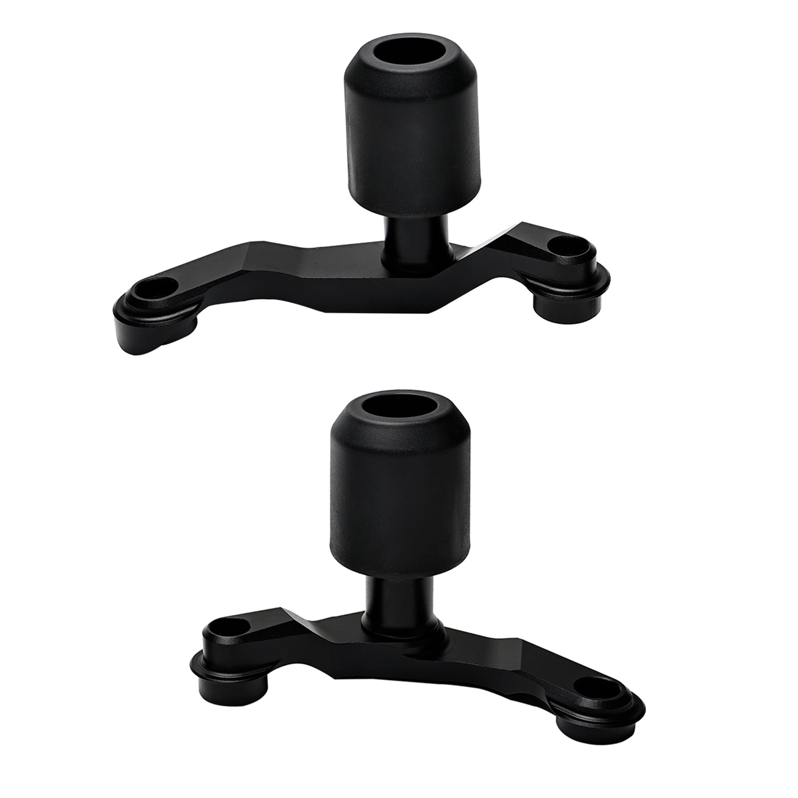 20-23 2021 Kawasaki Zh2 Cnc Anti-Crash Frame Sliders Protector Black