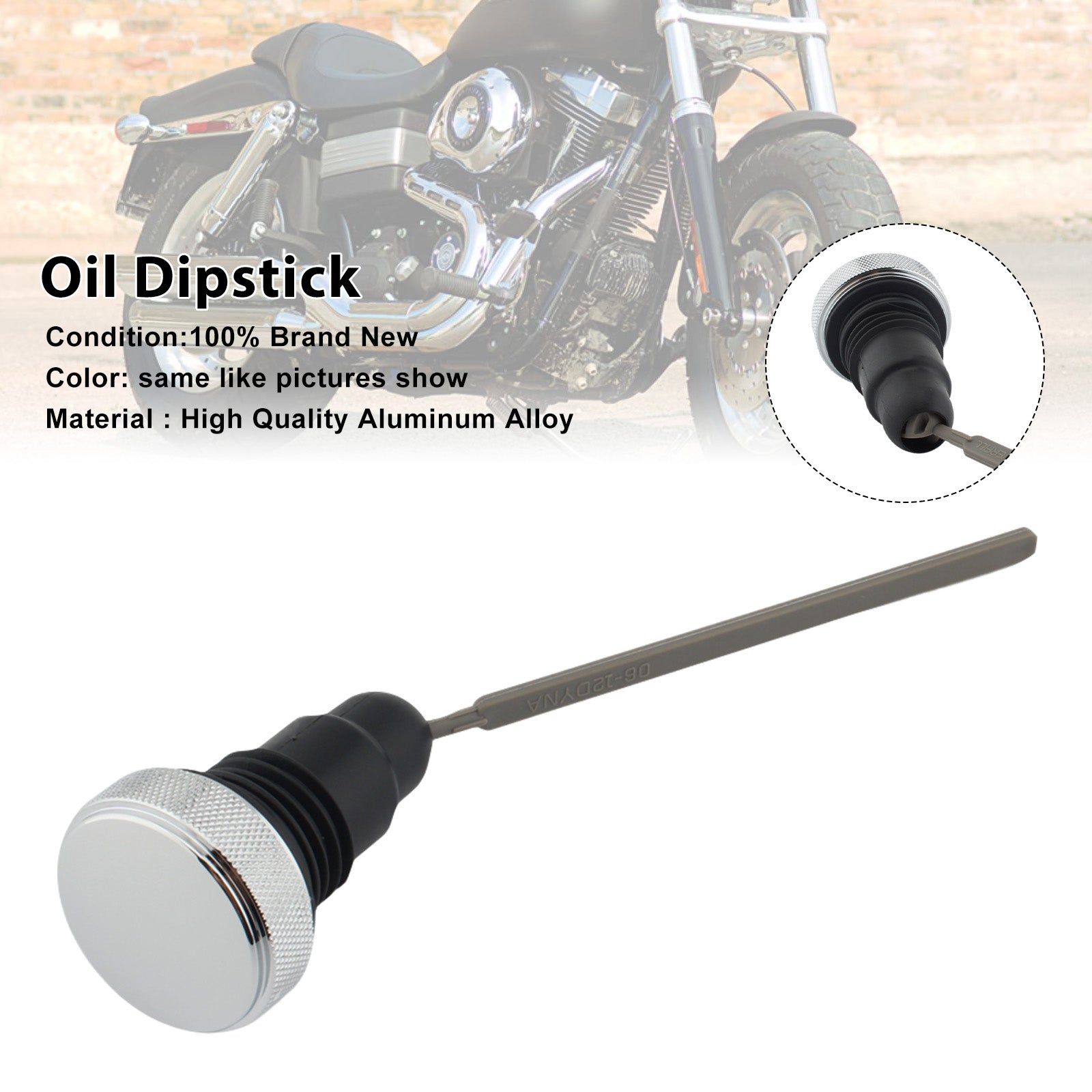 2006-2017 FXD Dyna 0710-0153 Oil Dipstick Tank Cap Plug