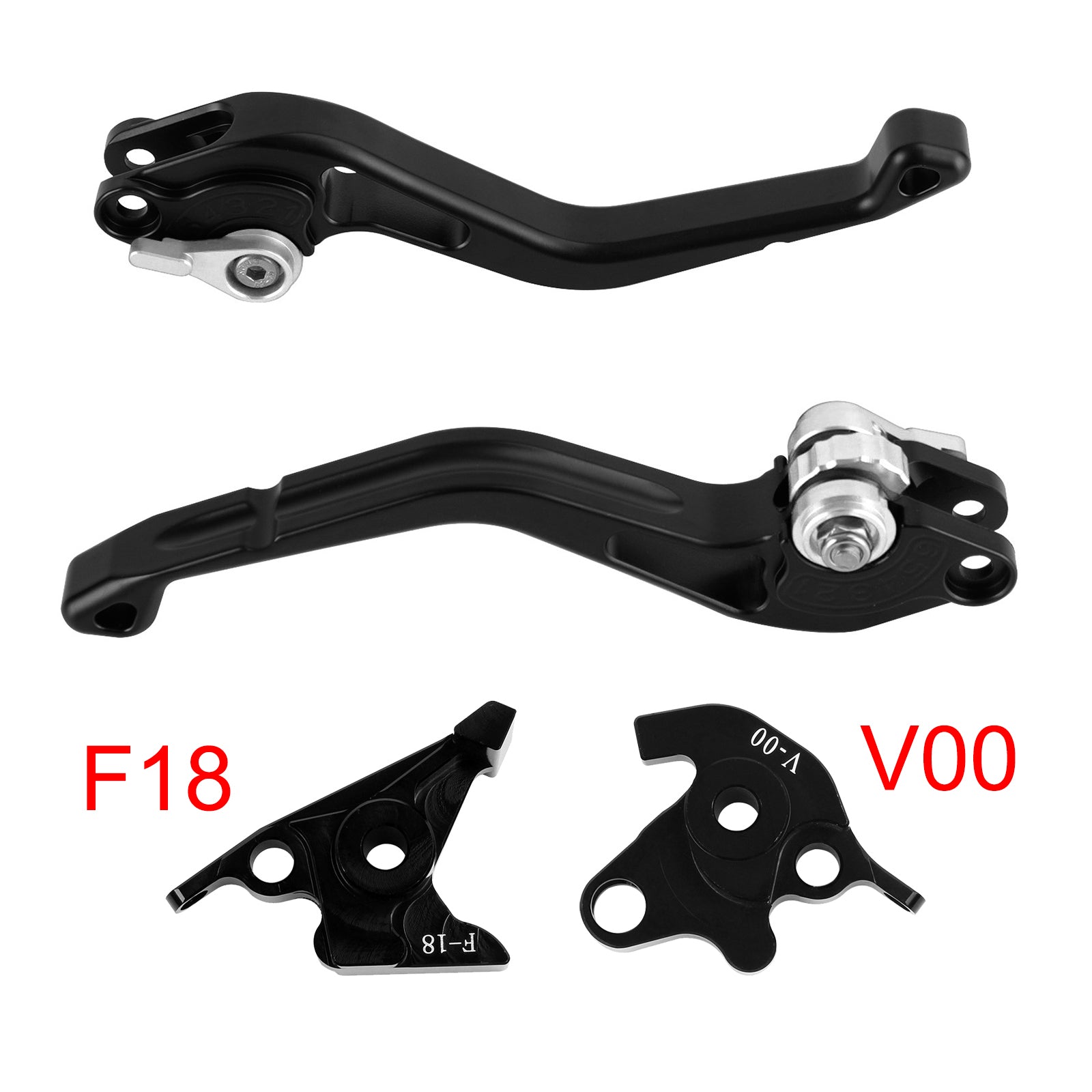 Honda VFR750 VFR800/F VTR1000F Silver NEW Short Clutch Brake Lever