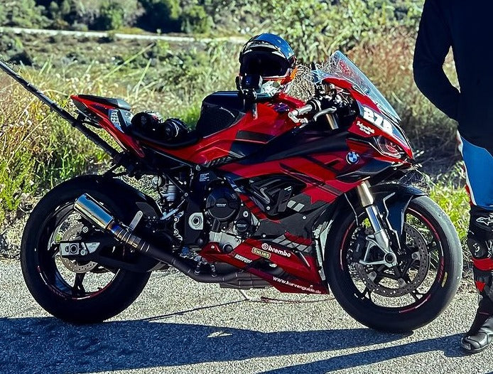 Amotopart 2019-2022 BMW M1000RR S1000RR Black Red Fairring Kit