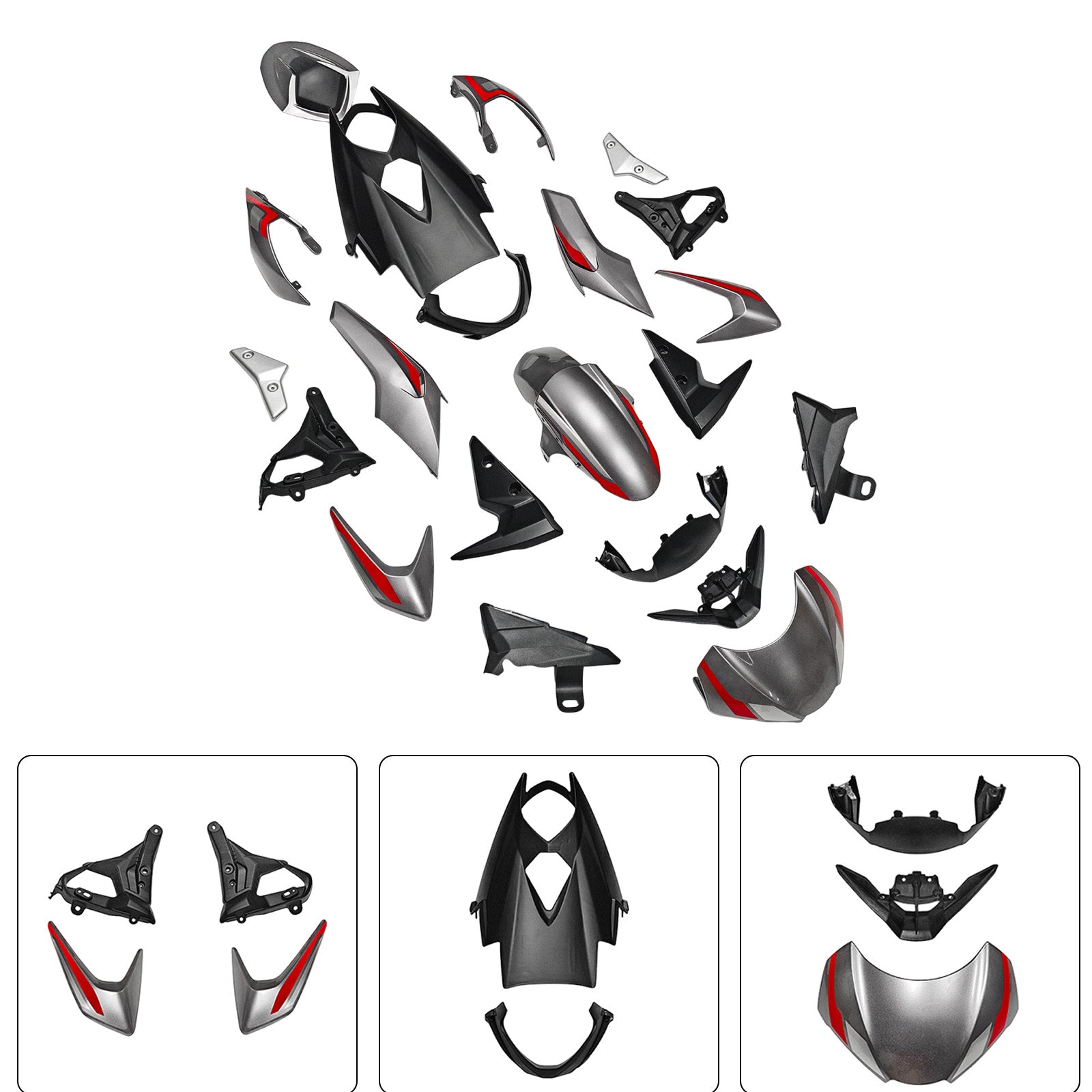 Amotopart 2020-2022 Collection de kits de carénage Triumph Street Triple 765 R/RS