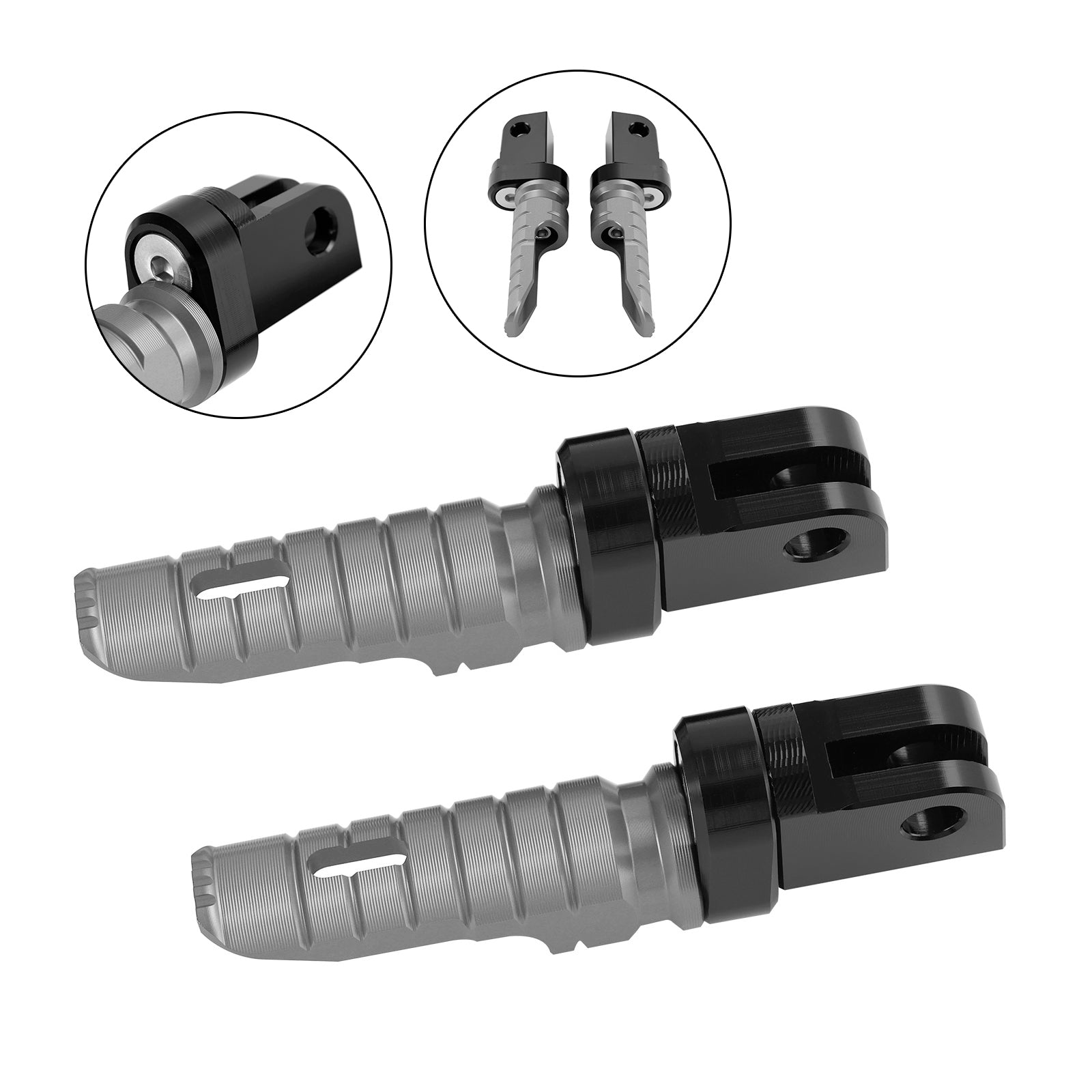 Front Footrests Foot Peg fit for INTERCEPTOR 650 2018-2023 Hunter 350 2022-2023