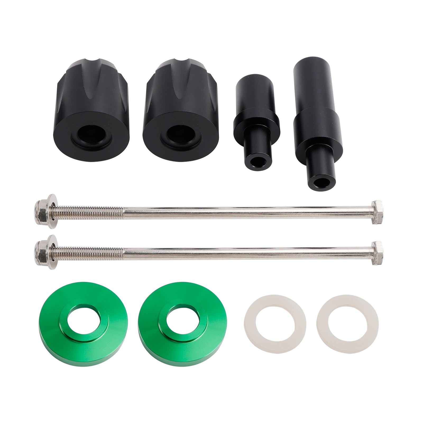 2017-2023 Kawasaki Ninja 650 CNC Anti-Crash Sliders Sliders Protector Green